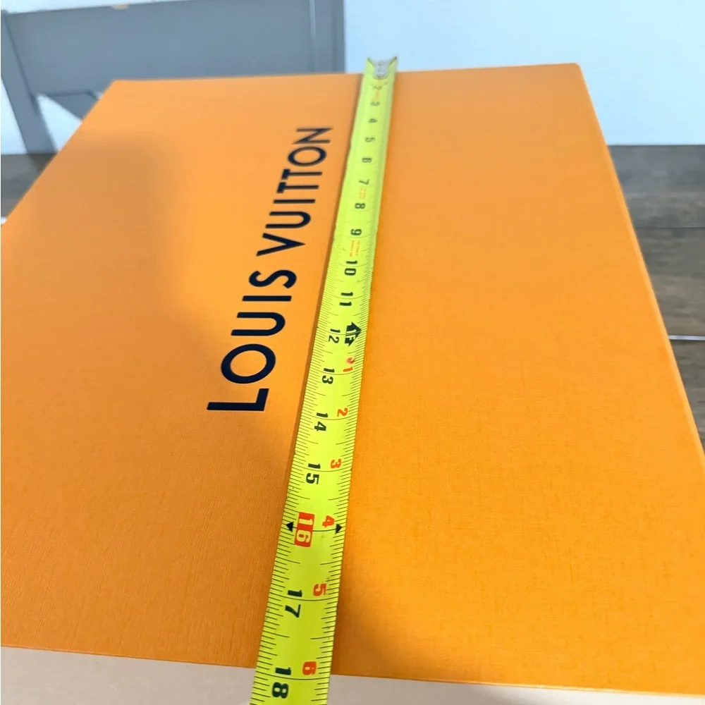 Louis Vuitton Orange Luxury Drawer Box – Authentic Designer Packaging